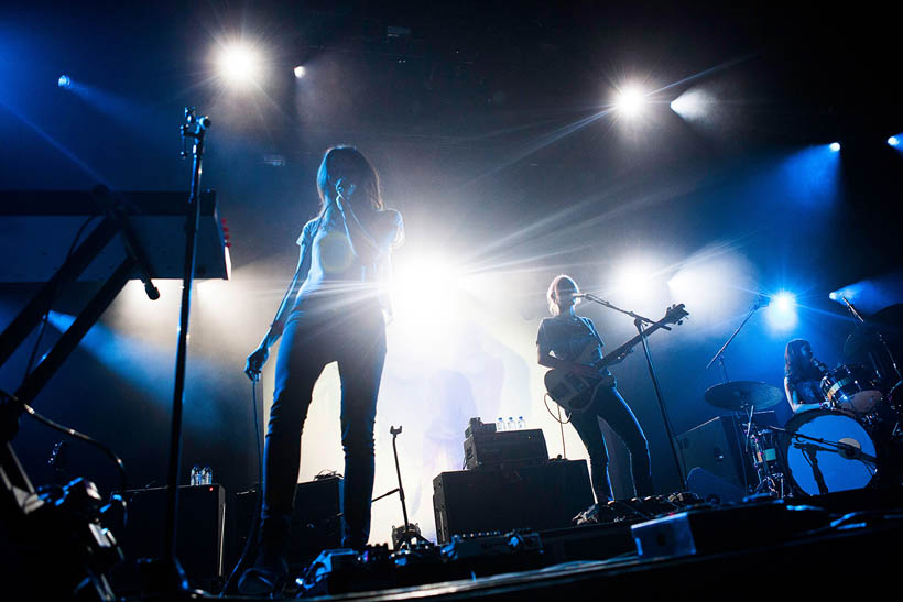 Warpaint live op Rock Werchter Festival in België op 3 juli 2014
