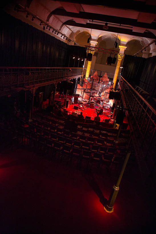 The Grand Salon de Concert at Les Nuits Botanique, as seen from the first floor.