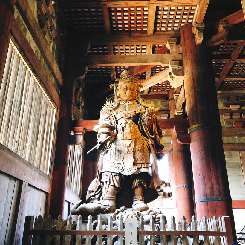 Guardians protecting the Buddha statue.