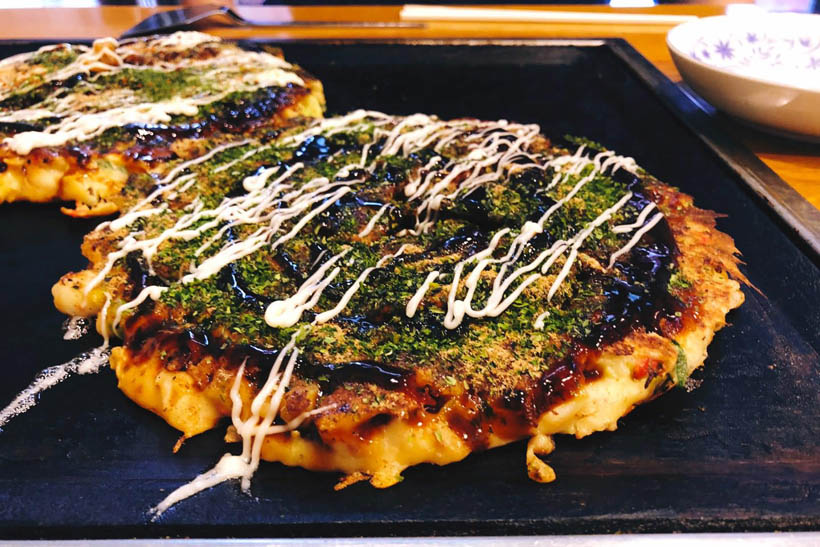 Osaka style okonomiyaki: so good.