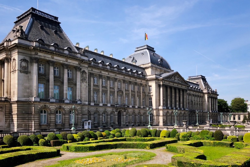 The Royal Palace in Brussels.