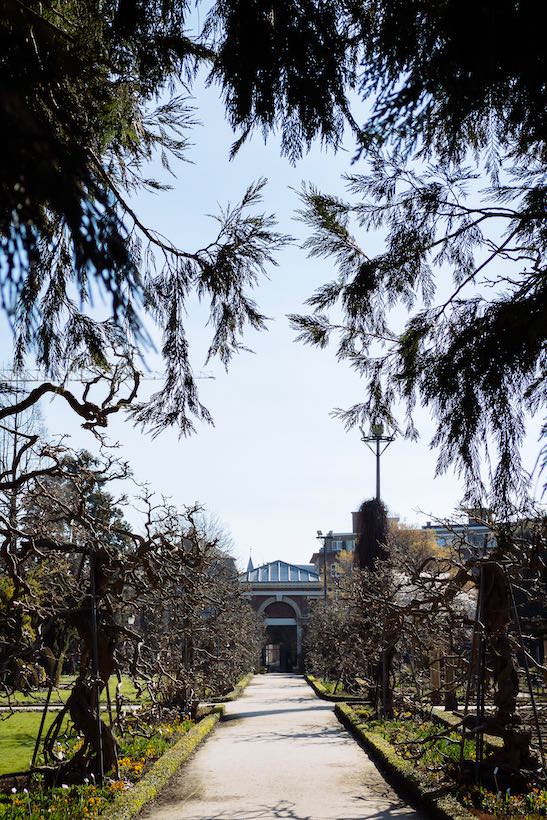 The entrance of the Kruidtuin (Botanical Garden) in Leuven.