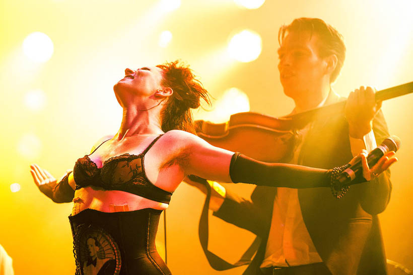 Amanda Palmer live at the Orangerie at the Botanique in Brussels, Belgium on 2 November 2013