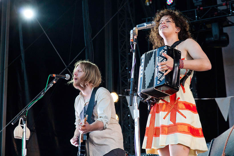 Arcade Fire live at Rock-A-Field in Roeser, Luxemburg on 26 June 2011