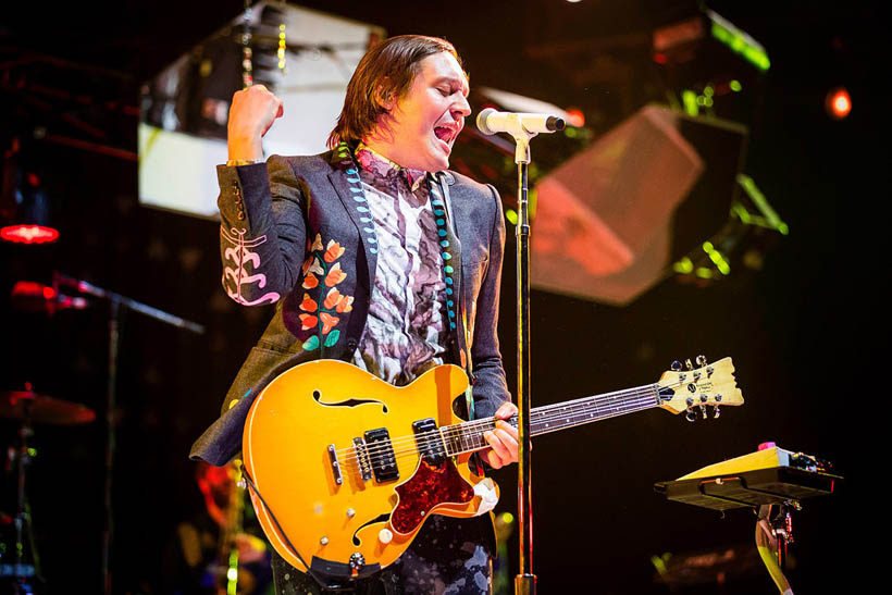 Arcade Fire live at the Sportpaleis in Antwerp, Belgium on 10 June 2014