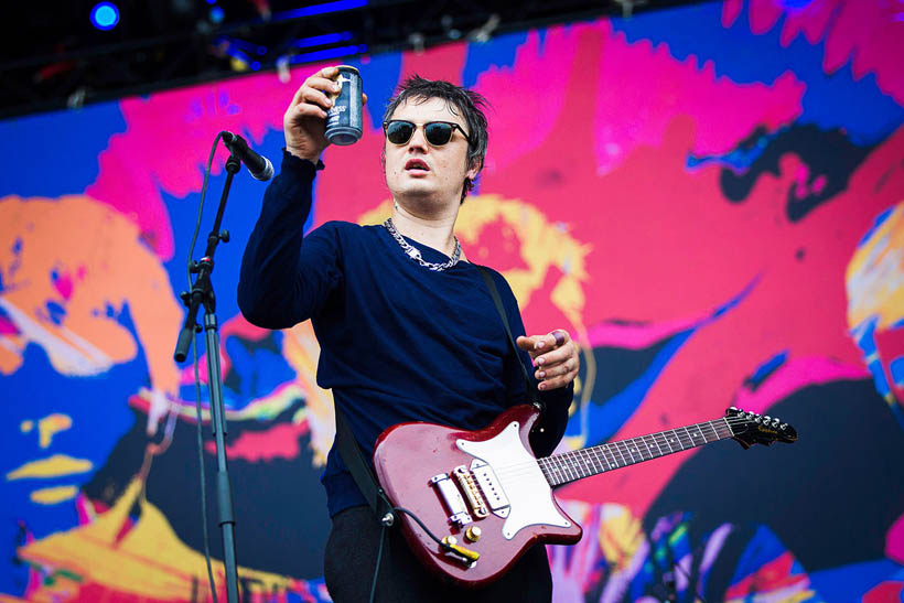 Babyshambles live op Rock Werchter Festival in België op 6 juli 2014