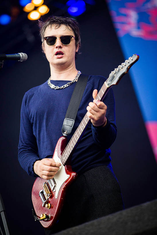 Babyshambles live op Rock Werchter Festival in België op 6 juli 2014