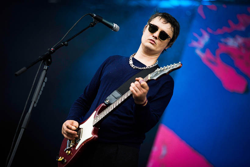 Babyshambles live op Rock Werchter Festival in België op 6 juli 2014