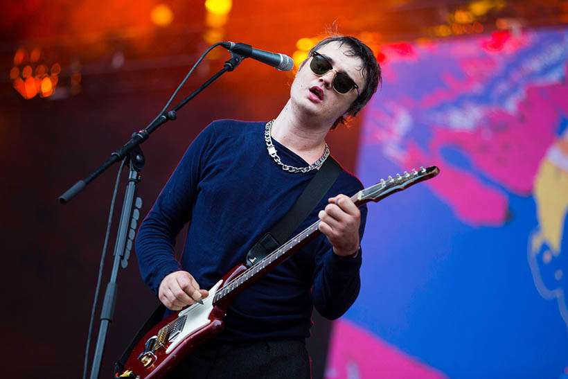 Babyshambles live op Rock Werchter Festival in België op 6 juli 2014