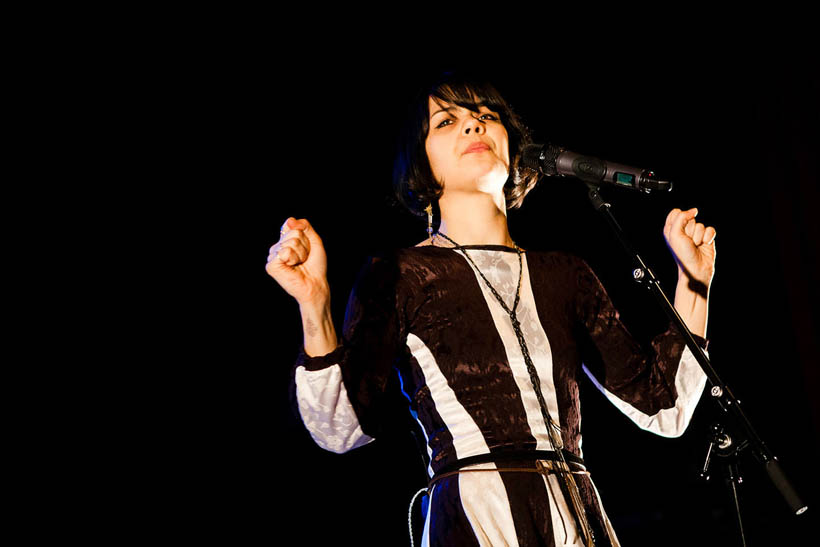 Bat For Lashes live in de Ancienne Belgique in Brussel, België op 29 november 2012