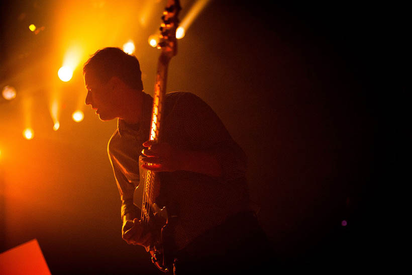 Battles live in de Domino Festival in de Ancienne Belgique, België op 11 april 2011