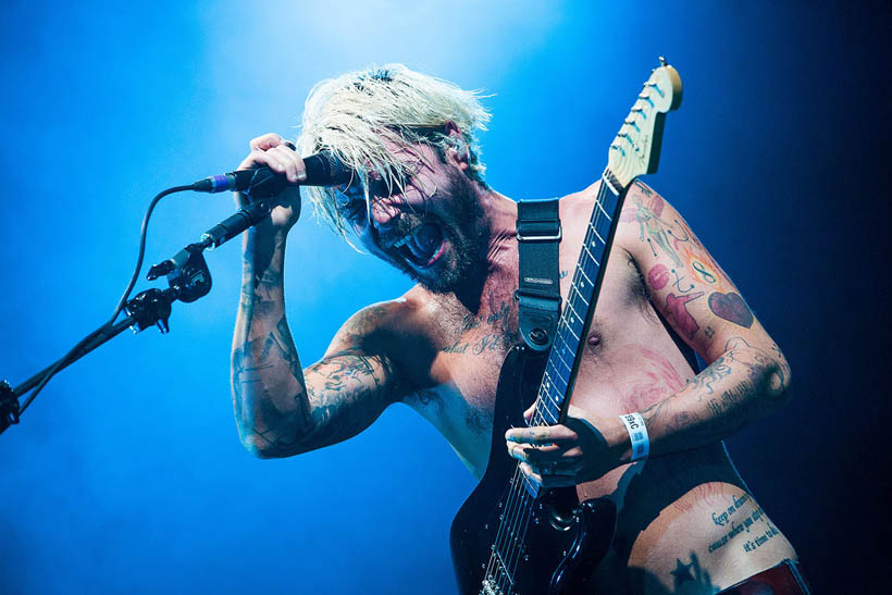 Biffy Clyro live at Rock Werchter Festival in Belgium on 4 July 2013