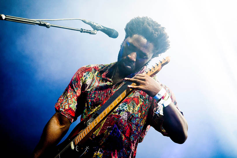 Bloc Party live op Rock Werchter Festival in België op 4 juli 2013