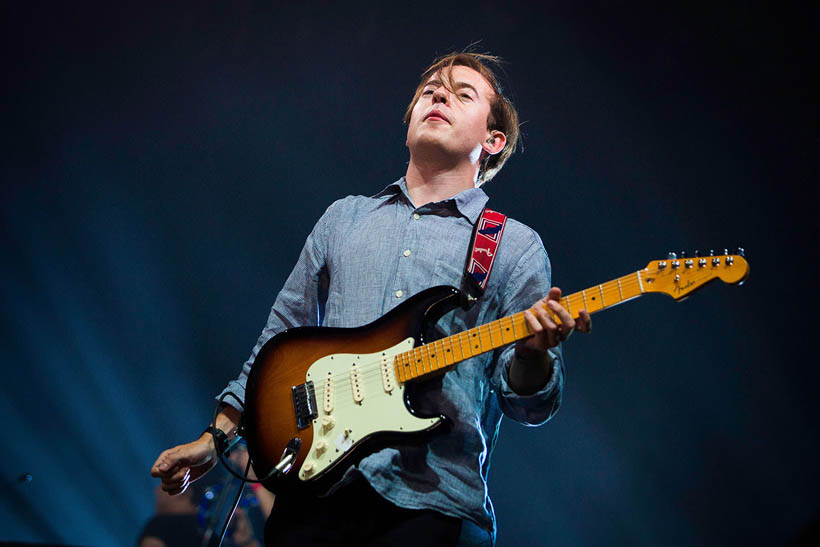 Bombay Bicycle Club live op Rock Werchter Festival in België op 3 juli 2014