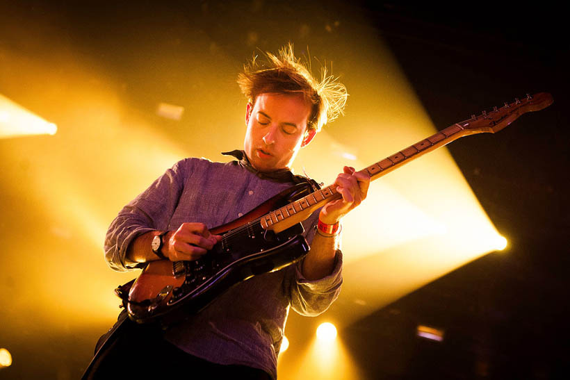 Bombay Bicycle Club live op Rock Werchter Festival in België op 3 juli 2014