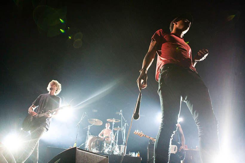 Cerebral Ballzy live op Dour Festival in België op 15 juli 2012