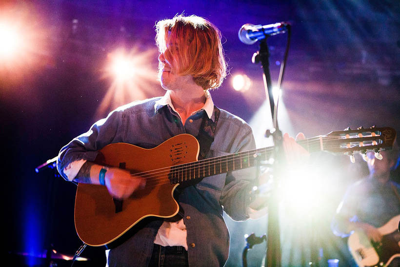 Christopher Owens live in de Rotonde in de Botanique in Brussel, België op 6 maart 2013