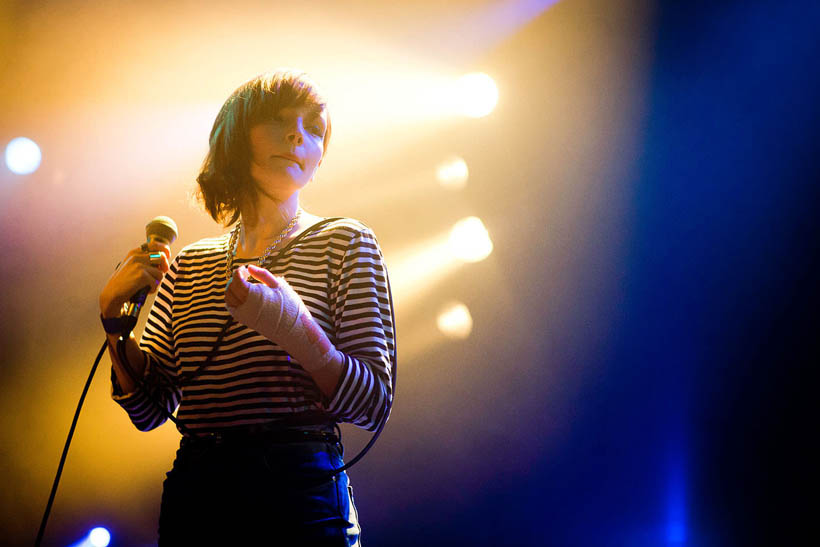 Chvrches live at Les Nuits Botanique in Brussels, Belgium on 10 May 2013