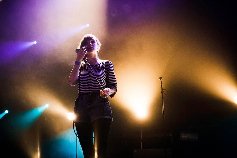 Chvrches live at Les Nuits Botanique in Brussels, Belgium on 10 May 2013