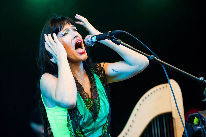 Cocorosie live at M-IDZomer at Museum M in Leuven, Belgium on 2 August 2012