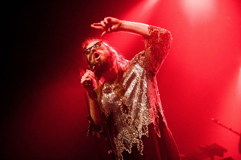 Crystal Fighters live in de Ancienne Belgique in Brussel, België op 22 mei 2013