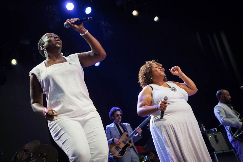 Daptone Super Soul Revue live at Rock Werchter Festival in Belgium on 3 July 2014