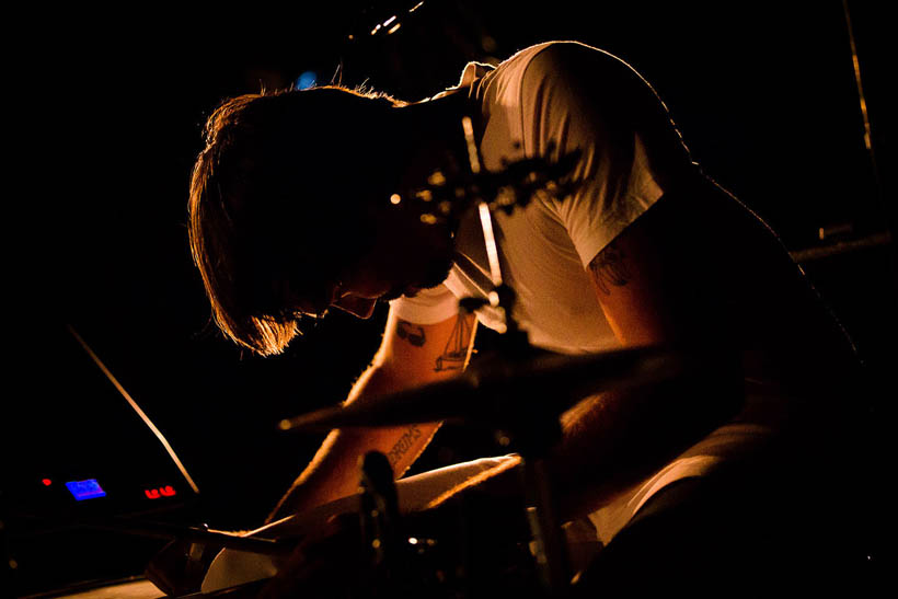 Death From Above 1979 live in de Rotonde in de Botanique in Brussel, België op 9 oktober 2014