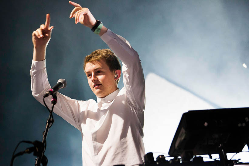 Disclosure live op Rock Werchter Festival in België op 5 juli 2013