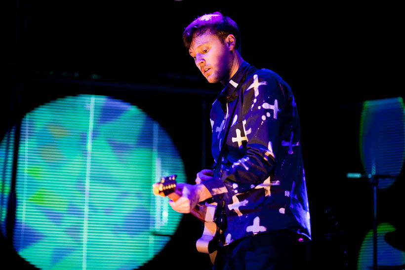 Django Django live at the Ancienne Belgique in Brussels, Belgium on 15 November 2012