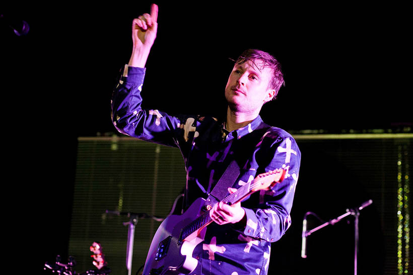 Django Django live at the Ancienne Belgique in Brussels, Belgium on 15 November 2012