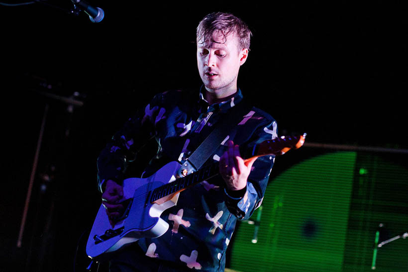 Django Django live at the Ancienne Belgique in Brussels, Belgium on 15 November 2012