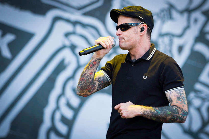 Dropkick Murphys live op Rock Werchter Festival in België op 3 juli 2014