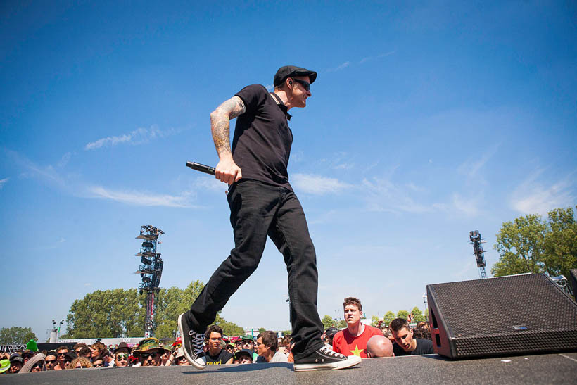 Dropkick Murphys live op Rock Werchter Festival in België op 3 juli 2014