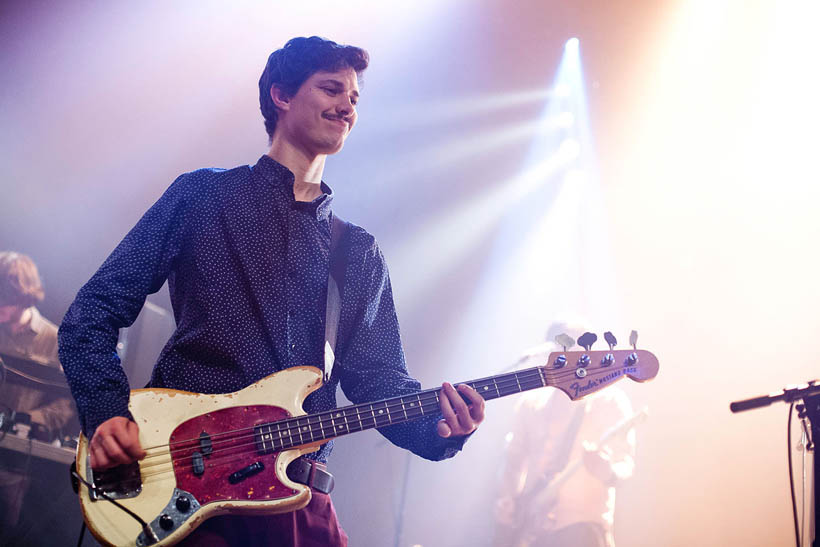 Efterklang live in de Rotonde in de Botanique in Brussel, België op 1 maart 2011