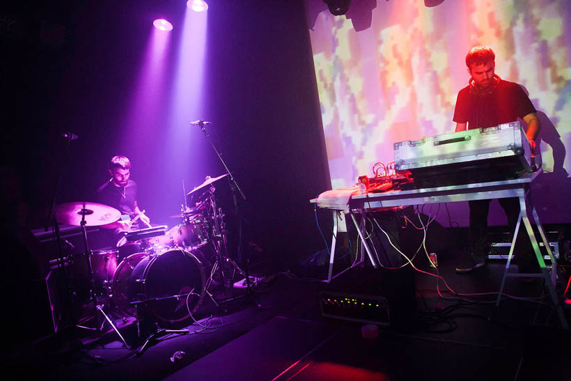 Factory Floor live at the ABClub in the Ancienne Belgique in Brussels, Belgium on 9 October 2013