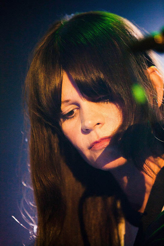 Factory Floor live in de ABClub in the Ancienne Belgique in Brussel, België op 9 oktober 2013