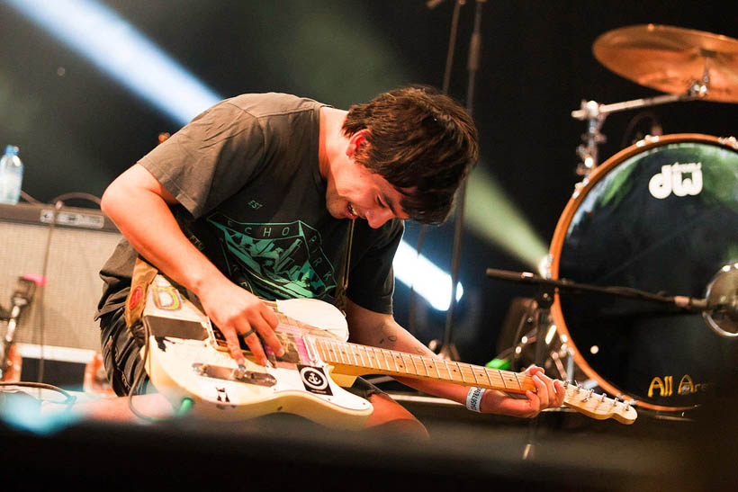 Fidlar live op Rock Werchter Festival in België op 4 juli 2013