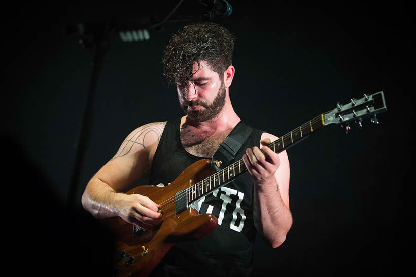 Foals live op Rock Werchter Festival in België op 6 juli 2014