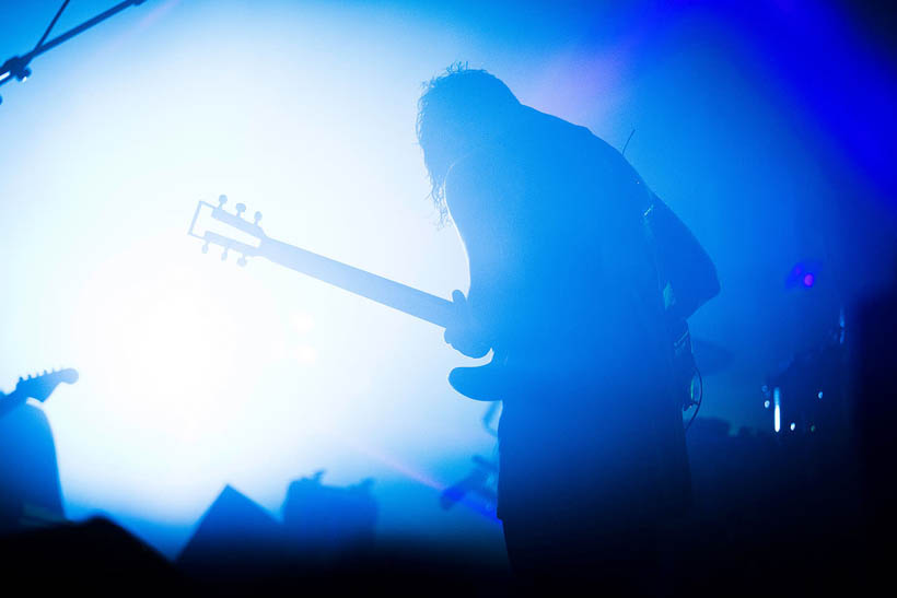 Foals live op Rock Werchter Festival in België op 6 juli 2014