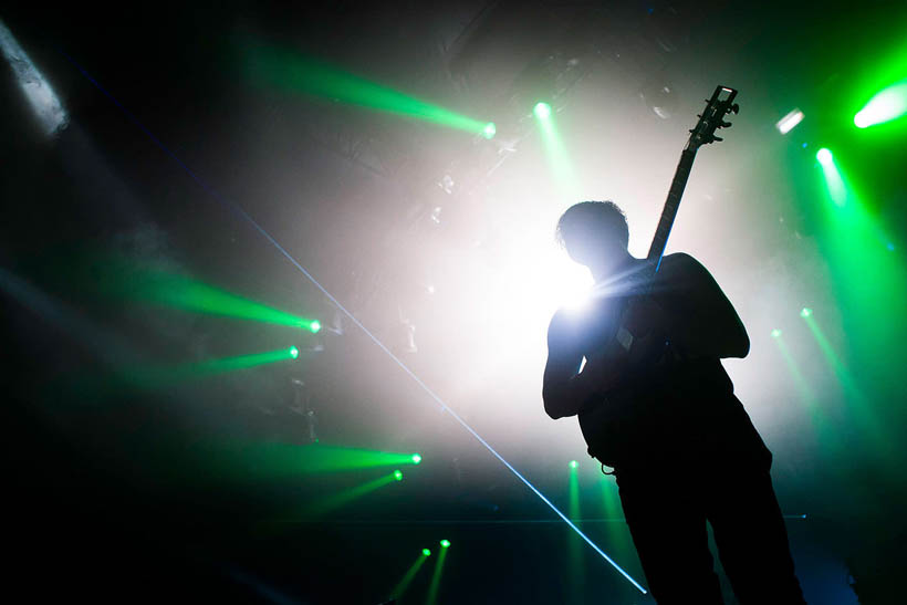 Foals live op Rock Werchter Festival in België op 6 juli 2014