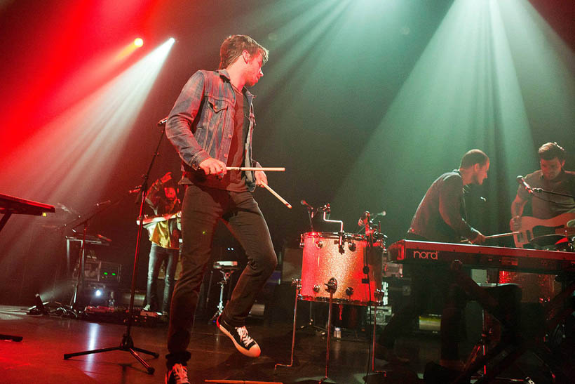 Foster The People live in de Ancienne Belgique in Brussel, België op 6 mei 2012