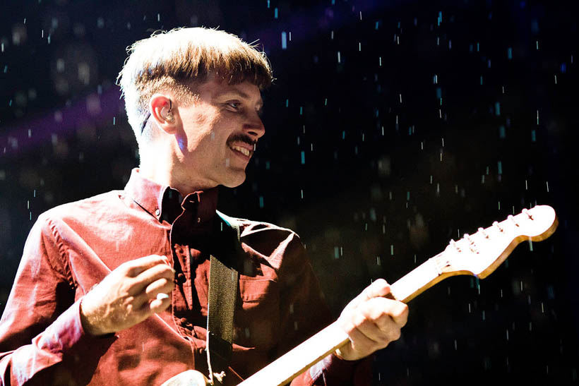 Franz Ferdinand live op Dour Festival in België op 12 juli 2012