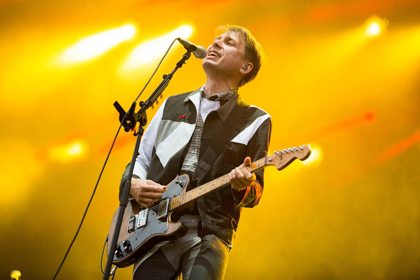 Franz Ferdinand live op Rock Werchter Festival in België op 6 juli 2014