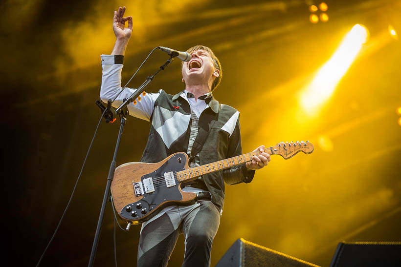 Franz Ferdinand live op Rock Werchter Festival in België op 6 juli 2014