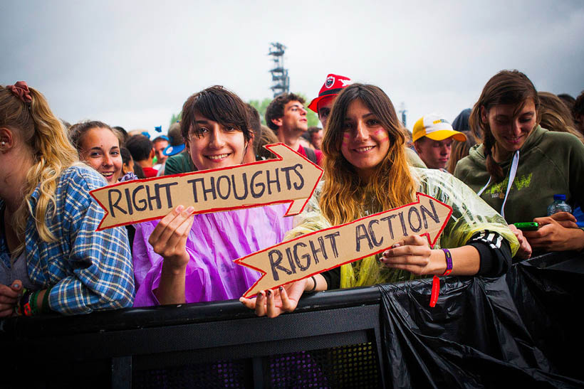 Franz Ferdinand live at Rock Werchter Festival in Belgium on 6 July 2014