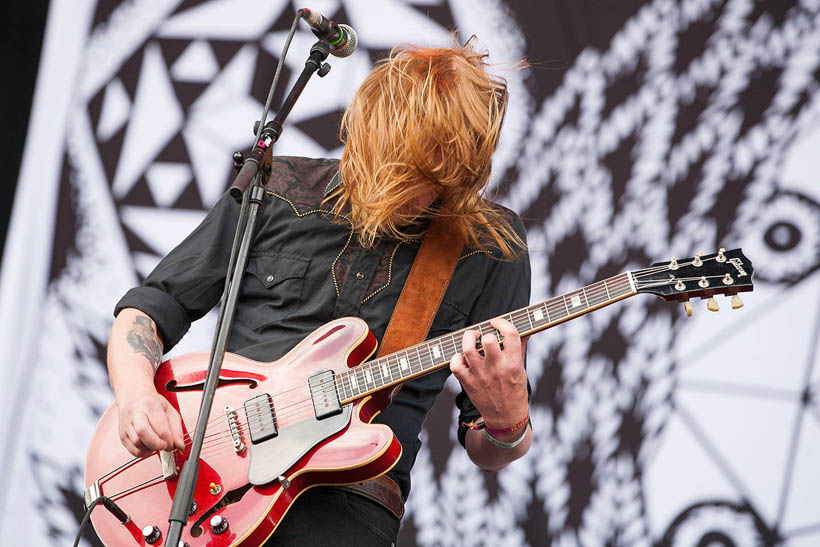 Graveyard live op Rock Werchter Festival in België op 6 juli 2013