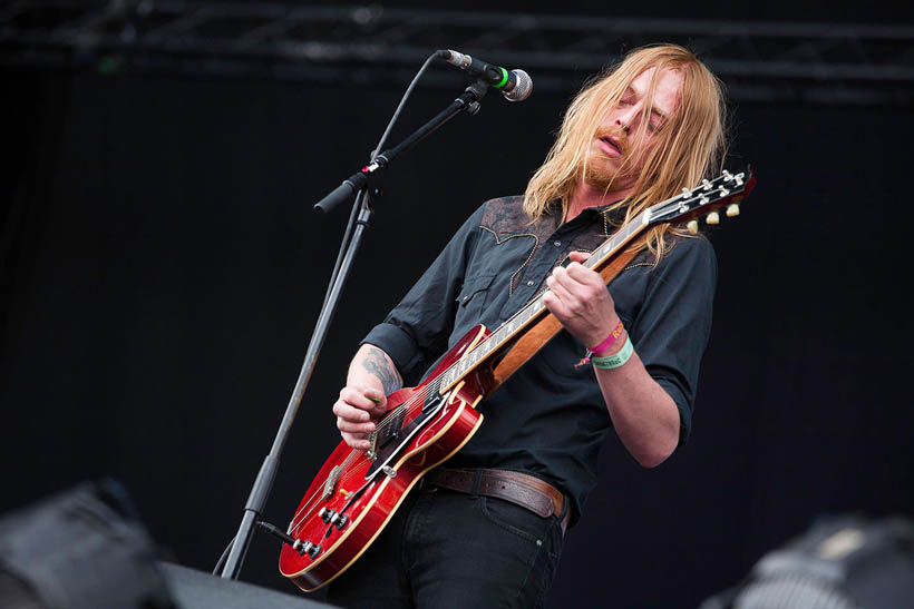 Graveyard live op Rock Werchter Festival in België op 6 juli 2013