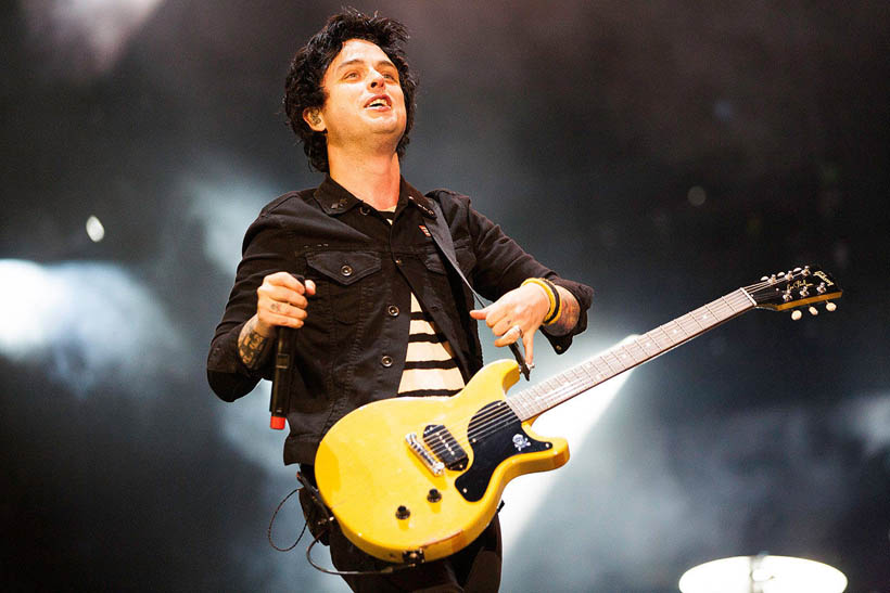 Green Day live at Rock Werchter Festival in Belgium on 4 July 2013