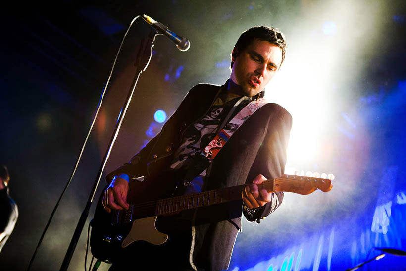 Hard-Fi live in de Orangerie in de Botanique in Brussel, België op 13 november 2011