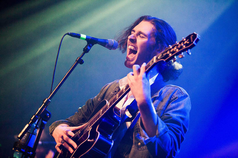 Hozier live op Eurosonic Noorderslag in Groningen, Nederland op 15 januari 2014